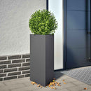 plantekrukke 40x34,5x75 cm trekantet stål antracitgrå