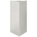 plantekasser 2 stk. 40x34,5x75 cm trekantet rustfrit stål