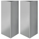 plantekasser 2stk. 40x34,5x75 cm trekantet galvaniseret stål