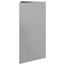 plantekasser 2stk. 40x34,5x75 cm trekantet galvaniseret stål