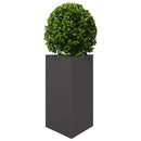 plantekrukke 50x43x75 cm trekantet stål sort