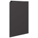 plantekrukker 2 stk. 50x43x75 cm trekantet stål sort
