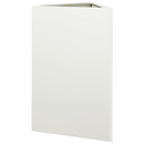 plantekrukke 50x43x75 cm trekantet stål hvid