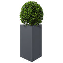 plantekrukke 50x43x75 cm trekantet stål antracitgrå