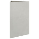 plantekrukke 50x43x75 cm trekantet rustfrit stål