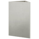 plantekrukke 50x43x75 cm trekantet rustfrit stål