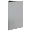 plantekasse 50x43x75 cm trekantet galvaniseret stål