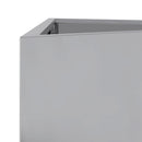 plantekasse 50x43x75 cm trekantet galvaniseret stål