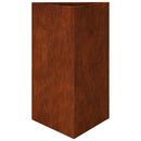 Havekrukker 2 stk Trekantet 50x43x75 cm Forvitringsstål