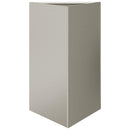 Havekrukker 2 stk Trekantet 50x43x75 cm Forvitringsstål
