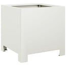 plantekasse 30x30x30 cm stål hvid