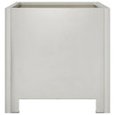 plantekrukker 2 stk. 30x30x30 cm rustfrit stål