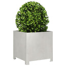 plantekrukker 2 stk. 40x40x40 cm rustfrit stål