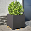 plantekrukke 50x50x50 cm stål sort