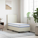 madras 80x160x17 cm blød memoryskum hvid