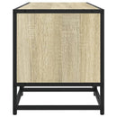 tv-bord 180x35x41 cm konstrueret træ sonoma-eg