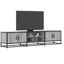 tv-bord 180x35x41 cm konstrueret træ grå sonoma-eg