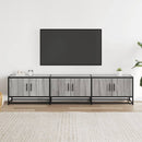tv-bord 180x35x41 cm konstrueret træ grå sonoma-eg