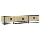 tv-bord 210x35x41 cm konstrueret træ sonoma-eg