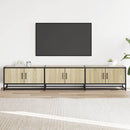 tv-bord 210x35x41 cm konstrueret træ sonoma-eg