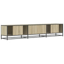 tv-bord 210x35x41 cm konstrueret træ sonoma-eg