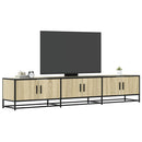 tv-bord 210x35x41 cm konstrueret træ sonoma-eg