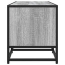 tv-bord 210x35x41 cm konstrueret træ grå sonoma-eg