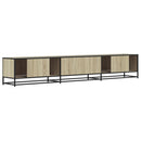 tv-bord 240x35x41 cm konstrueret træ sonoma-eg