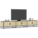 tv-bord 240x35x41 cm konstrueret træ sonoma-eg