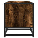 tv-bord 240x35x41 cm konstrueret træ røget egetræsfarve