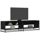 tv-bord 180,5x40x46 cm konstrueret træ sort