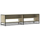 tv-bord 180,5x40x46 cm konstrueret træ sonoma-eg