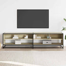 tv-bord 180,5x40x46 cm konstrueret træ sonoma-eg