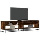 tv-bord 180,5x40x46 cm konstrueret træ røget egetræsfarve