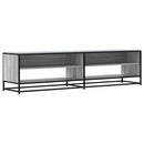 tv-skab 180,5x40x46 cm konstrueret træ grå sonoma-eg
