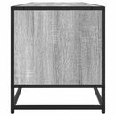 tv-skab 180,5x40x46 cm konstrueret træ grå sonoma-eg