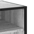 tv-skab 180,5x40x46 cm konstrueret træ grå sonoma-eg