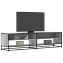 tv-skab 180,5x40x46 cm konstrueret træ grå sonoma-eg