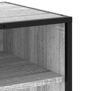 tv-bord 180x40x46 cm konstrueret træ grå sonoma-eg