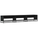 tv-bord 270x40x46 cm konstrueret træ sort