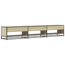 tv-bord 270x40x46 cm konstrueret træ sonoma-eg