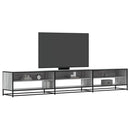 tv-bord 270x40x46 cm konstrueret træ grå sonoma-eg