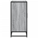skænk 92x35x76 cm konstrueret træ grå sonoma-eg