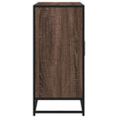 skænk 92x35x76 cm konstrueret træ brun egetræsfarve
