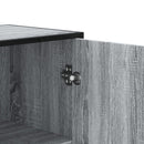 skab 68x35x139 cm konstrueret træ grå sonoma-eg