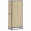 bogreol 60x35x139 cm konstrueret træ sonoma-eg