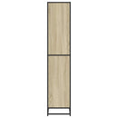 bogreol 60x35x170,5 cm konstrueret træ sonoma-eg