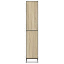 bogreol 80,5x35x170,5 cm konstrueret træ sonoma-eg