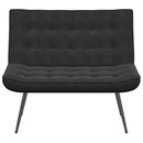 bænk 110x74x84 cm velour sort