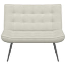 bænk 110x74x84 cm velour cremefarvet